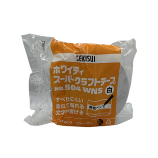 SEKISUI 504NS Smooth Framing Kraft Paper Tape (White) 38mm by 50m