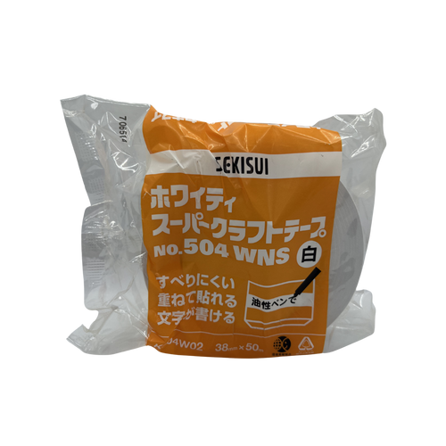 SEKISUI 504NS Smooth Framing Kraft Paper Tape (White) 38mm by 50m
