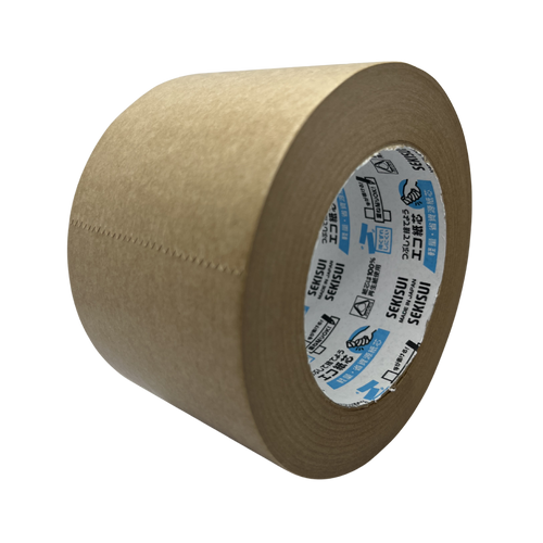 SEKISUI 504NS Smooth Framing Kraft Paper Tape (Brown) 75mm by 50m